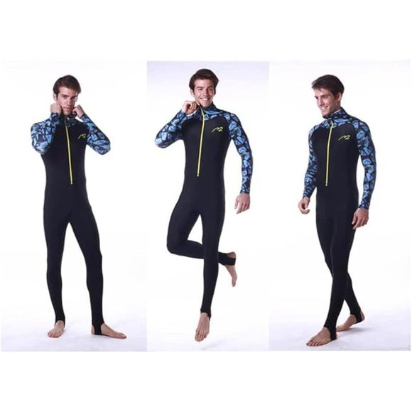 Rash Guard UPF 50+ UV Wetsuit Unisex Full Body Diving Suit Breathable Lg - Picture 5 of 5